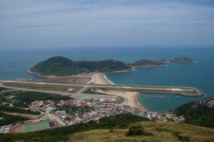 Beigan Airport runway.